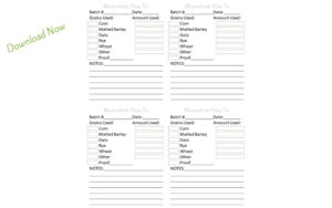 Free Downloadable Batch Grain Labels to Download